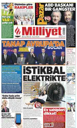 Front Page News on Turkish Newspaper